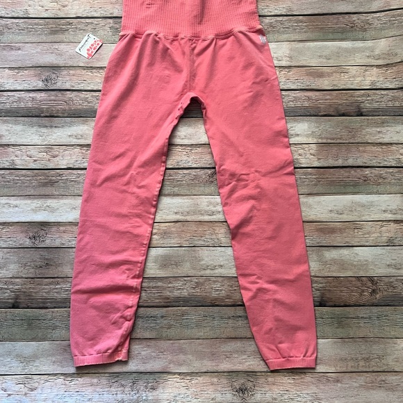 FP Movement by Free People Good Karma Leggings Sz XL Poppy - Picture 3 of 10